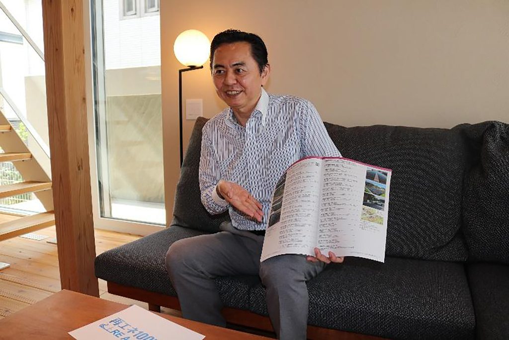 RE Action協議会理事の小山貴史さんへの取材の様子